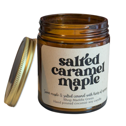 Salted Caramel Maple Espresso Soy Candle