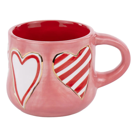 Gold Heart Mug