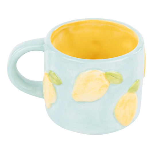 Lemons Baby Blue Mug