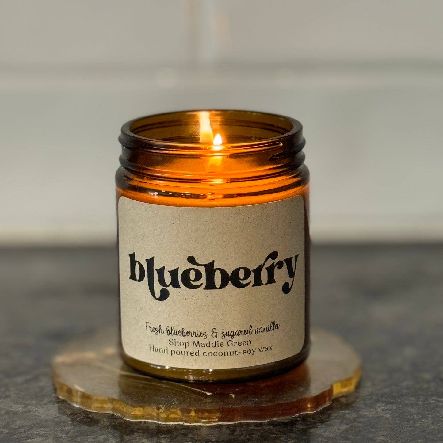 Blueberry Sugar Vanilla Soy Candle