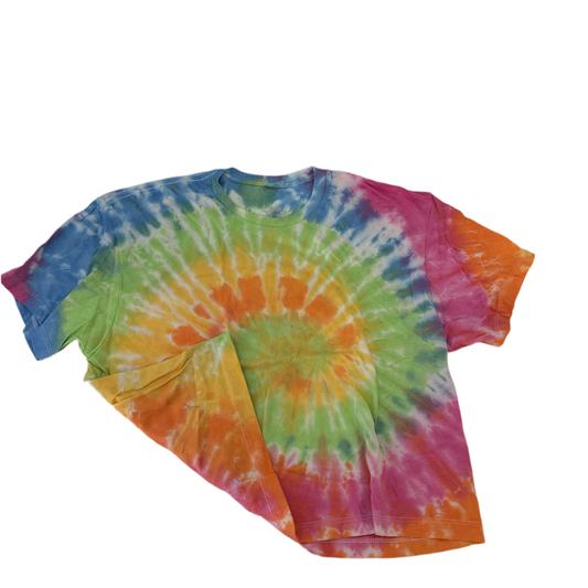 Tie Dye Crop Tight Tshirt