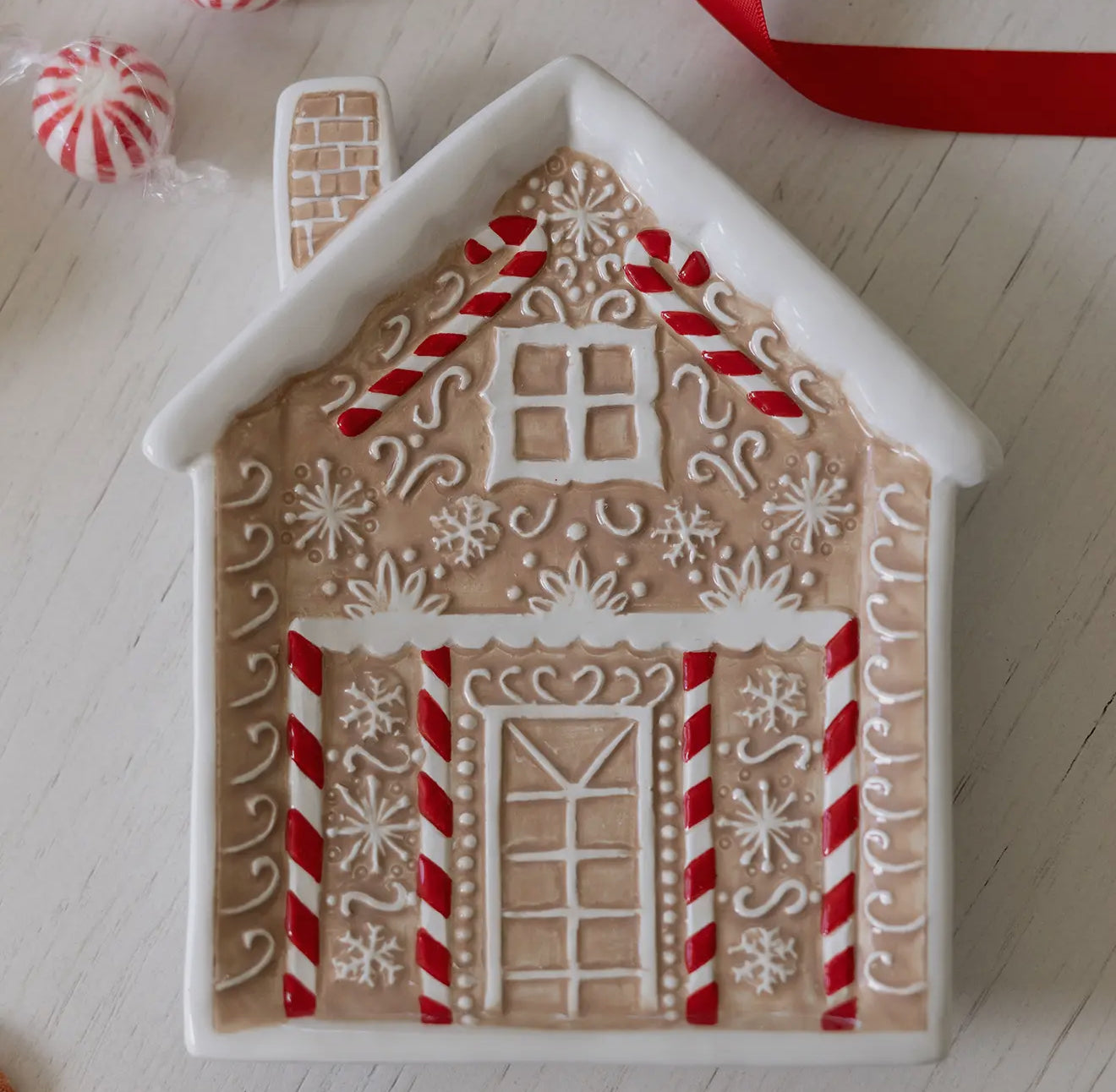 Gingerbread House Small Appetizer Plate