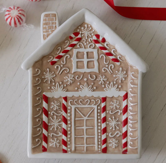 Gingerbread House Small Appetizer Plate