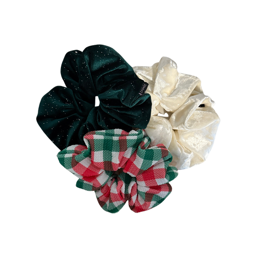 Jumbo Holiday Scrunchies