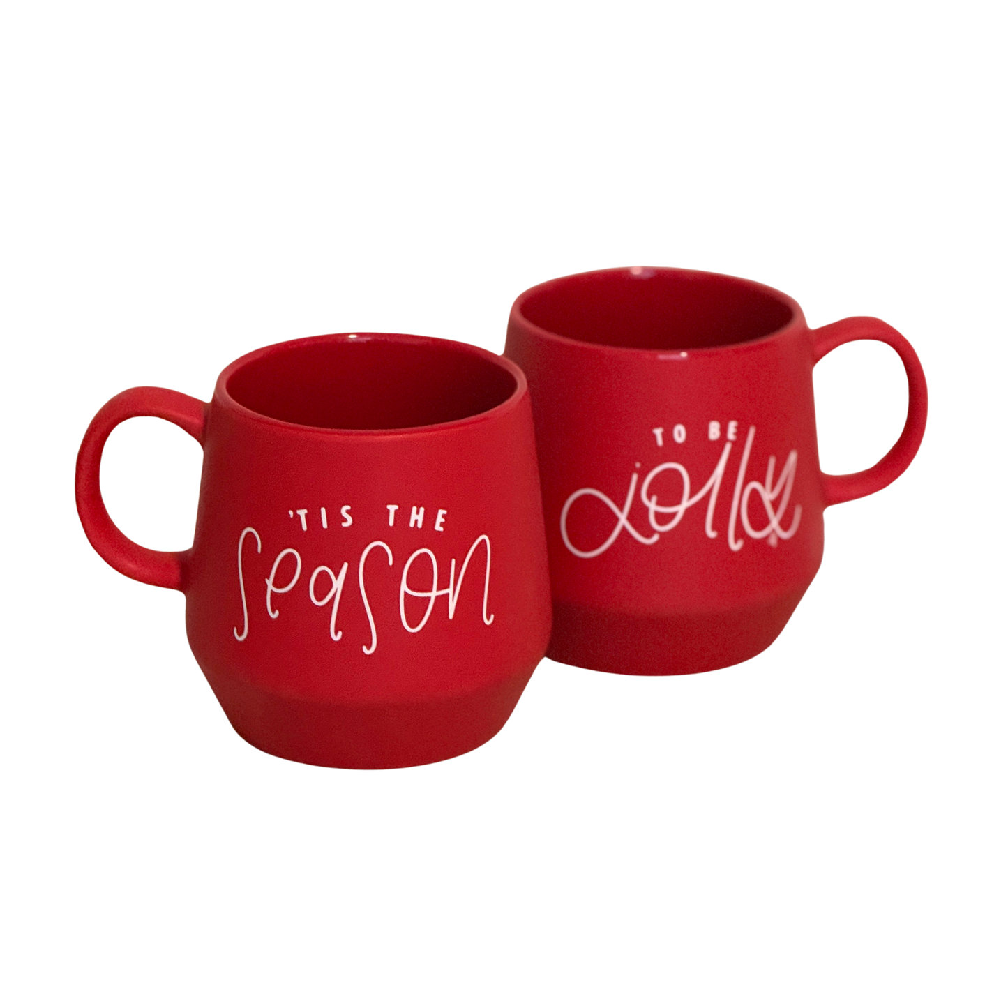 ‘‘Tis The Season To Be Jolly Red Mug