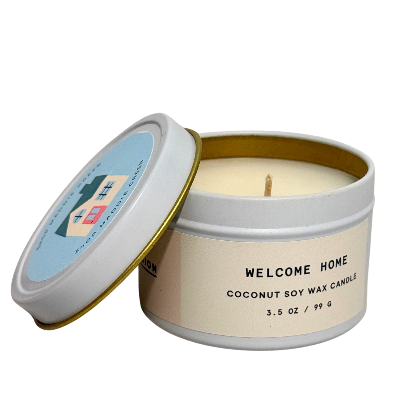 Mini Welcome Home Coconut Soy Wax Candle