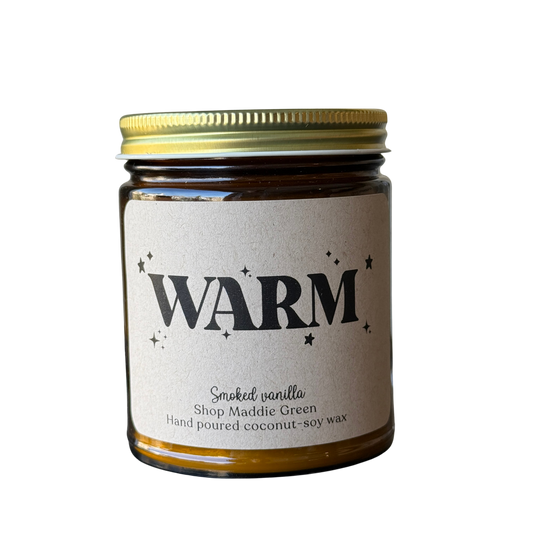 Warm Smoked Vanilla Soy Candle