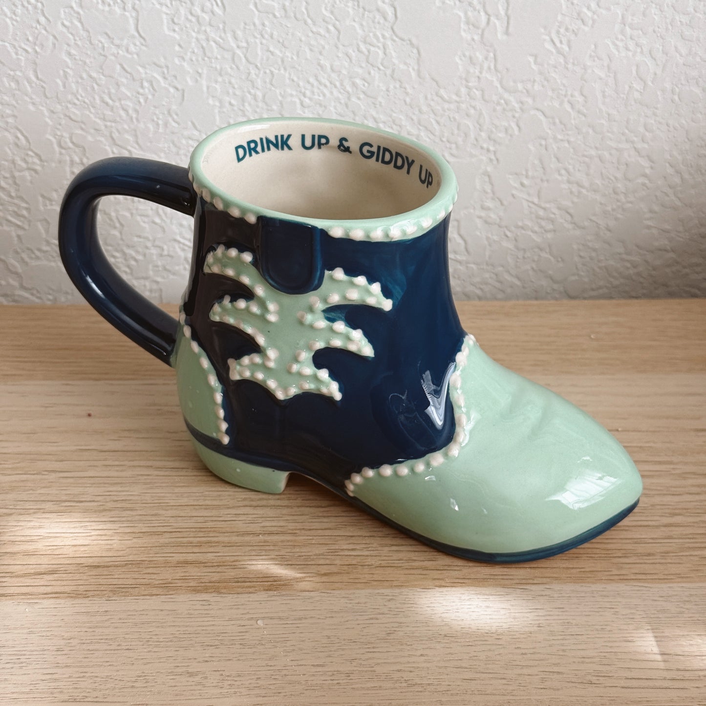 Ceramic Cowboy Boot Mug 12oz