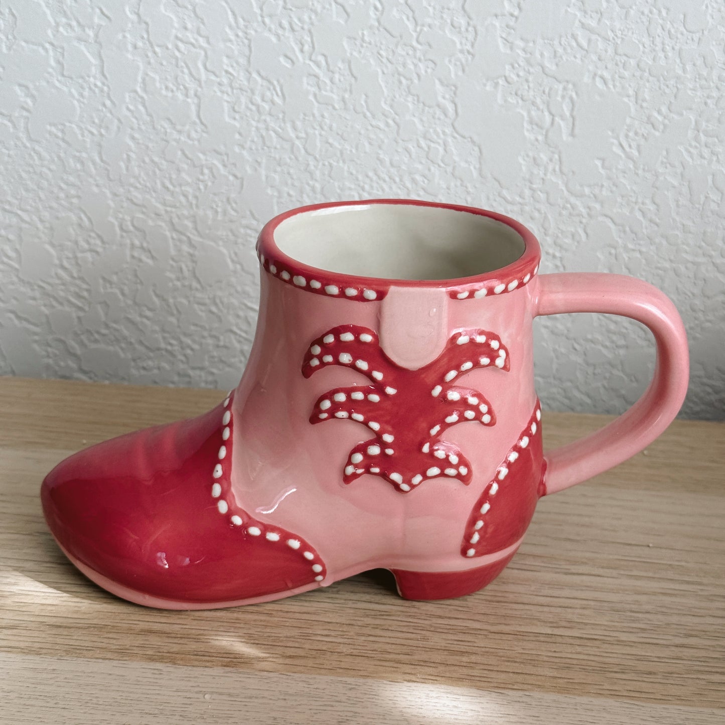 Ceramic Cowboy Boot Mug 12oz