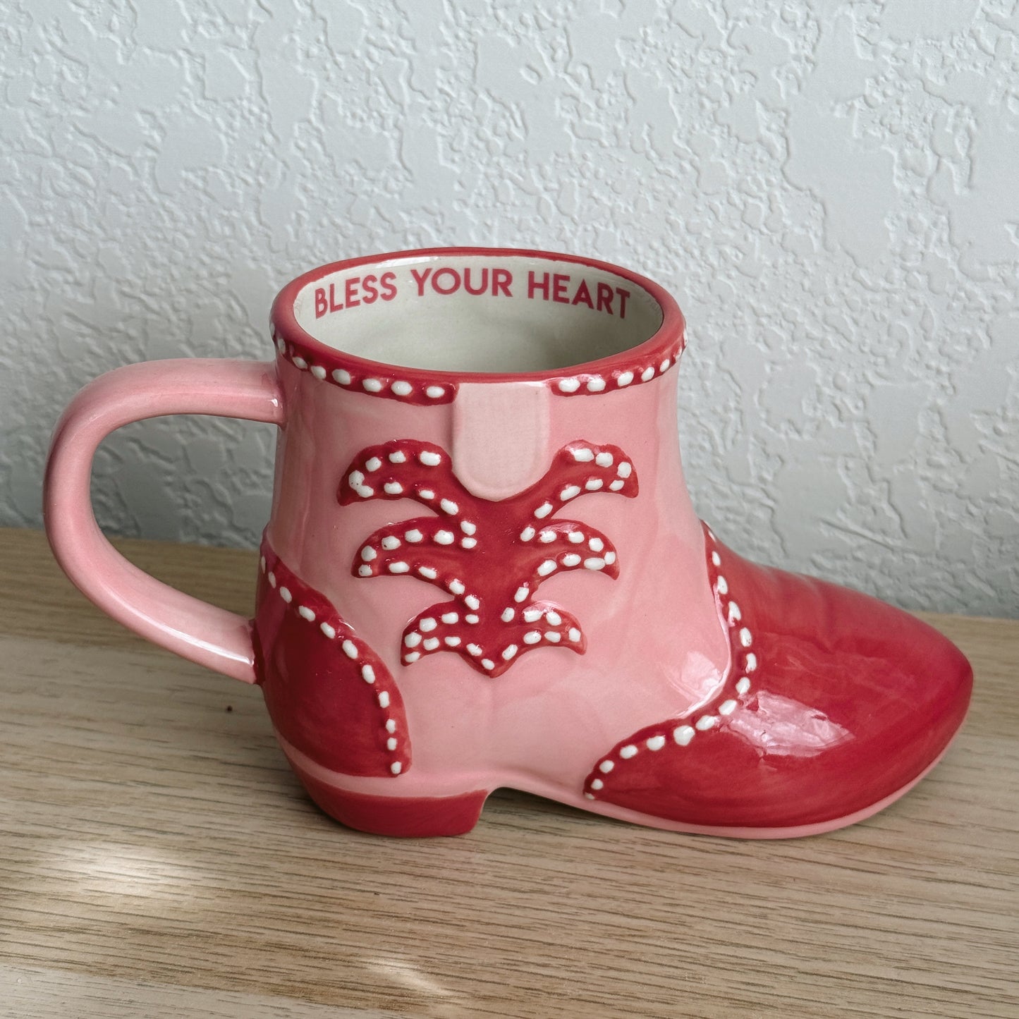 Ceramic Cowboy Boot Mug 12oz