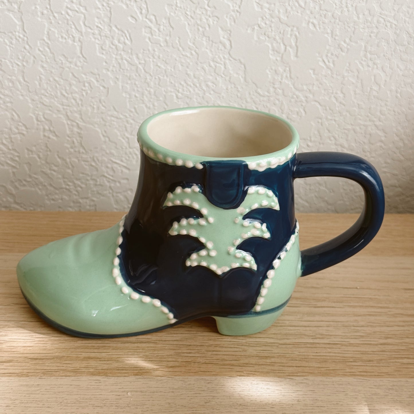 Ceramic Cowboy Boot Mug 12oz