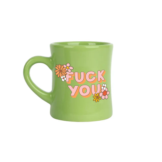 F*** You Green Diner Mug