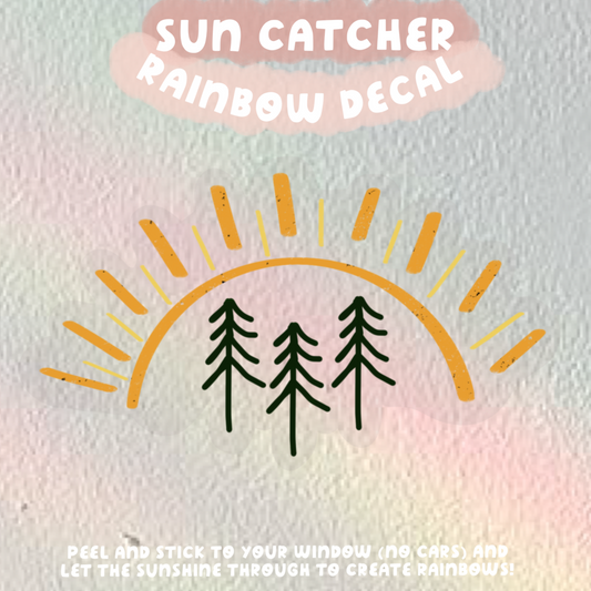 Patty Sun catcher Sticker – Sparkly Paper Co.